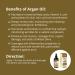 Organic Argan Oil - 100% Pure Moroccan Oil for Hair Face & Skin Care - All Natural Multi-Purpose Body Oil for Radiant Hair & Glowing Skin | 4fl oz (118 ml - Buy Online on GoSupps.com