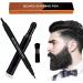 LINGJIONG Mens Beard Fountain Pen SweatProof WaterResistant Durable Natural DoubleSided Beard Pen Waterproof Durable Facial Hair Fountain Pen Provides a Natural Look Black - Buy Online on GoSupps.com