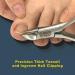 AVXIGO FIELD Professional Ingrown Toenail Clipper for Thick Nails and Seniors - Surgical Grade Stainless Steel with Compression Coil Spring & Curved Blade - Includes Microfiber Cloth - Buy Online on GoSupps.com