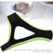 Special Triangular Design Chin Strap for Snoring Prevention - Black Fluorescent Green Edge - Buy Online on GoSupps.com