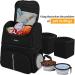 Txinrbaod Dog Travel Backpack | Hiking & Camping Supplies Bag with Food Container - Black - Buy Online on GoSupps.com