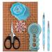 JUYA Paper Quilling Kit with 960 Strips and 14 Tools - 3mm Width, Blue Tools with Glue Included - Buy Online on GoSupps.com