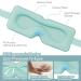 2 Pack 100% Light Blocking 3D Contoured Sleep Mask for Men and Women - Wide Adjustable Strap - Ideal for Travel/Shift Work - Black+Blue - Buy Online on GoSupps.com