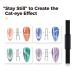 BURANO Cat Eye Gel Nail Polish Set - 6 Magnetic Holographic Colors with Pink 9D Eyes Tiger Design - Long-Lasting Gel Polish with Magnet for Stunning Cat Eye Effects - Buy Online on GoSupps.com