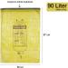 Bigdean Yellow Sacks - 10 Rolls of 90L HDPE Trash Bags (130 Pieces) - Ideal for Garbage Cans & Bins - Durable 15My Quality - Buy Online on GoSupps.com
