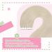 Youngsee Tape Extensions | Platinum Blonde Real Hair 40cm | 50g Skin Weft Tape-In Extensions #60A - Buy Online on GoSupps.com
