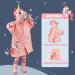 Kids Unicorn Raincoat 2XL | Waterproof Rainsuit for Boys and Girls | Children's Cartoon Poncho | Toddler Rainwear - Buy Online on GoSupps.com
