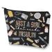 WZMPA Diabetes Insulin Makeup Bag Diabetes Awareness Gifts Just A Gil That Needs Insulin Zipper Pouch Cosmetic Bag Diabetic Supply Kit girl insulin BL Fit