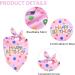 URROMA 4 PCS Pet Birthday Suit Dog Birthday Bandana with Hat and Dress Girl Hairpin Set Fashion Party Supplies Tutu Skirt Pink Gift for Dogs Cats Pets - Buy Online on GoSupps.com
