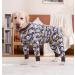 Buy Bt B r Big Dog Clothing - Elastic Pet Onesie for Wound Protection & Joint Support | Anti-Hair Anti-Licking Pajamas for Medium & Large Dogs (4XL Gray Panda) - International Shipping Available! - Buy Online on GoSupps.com