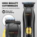 HIENA PRO Professional Hair Clippers and T-Blade Trimmer Kit for Men Cordless Complete Barber Kit Hair Cutting Kit with LCD Display & USB Rechargeable (Black) - Buy Online on GoSupps.com