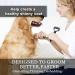 LAADI Deshedding Tool & Pet Grooming Brush for Dogs Cat Black - Dog Dematting tool Groomi Tool for Dogs Cats Dog Rake for Grooming Dog Deshedding Brush Dog Grooming Comb Removes Loose Undercoat - Buy Online on GoSupps.com