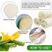6 Pack Natural Exfoliating Facial Loofah Pads - Reusable Luffa Scrubber Rounds for Face Cleansing and Makeup Removal - Eco-Friendly Men Women - Buy Online on GoSupps.com