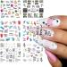 Graffiti Fun Nail Sticker Decals - LGBT Water Slider Manicure Kit for Women - Love is Love Theme - 12PCS - Buy Online on GoSupps.com