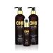 CHI Argan Oil plus Moringa Oil Luxe Trio Kit with Shampoo Conditioner and Moringa Oil (Set of 3) 11 fl. oz.