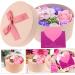 Ipetboom Preserved Flower Decoration Artificial Plants Scented Soap Rose Petals Plant Indoor Christmas Decorations Scented Soap Roses Gift Indoor Plant Soap Flower Purple Delicate Gift Box 16.2X16.2X8.2CM Purple - Buy Online on GoSupps.com