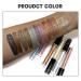 MAEPEOR Liquid Glitter Eyeshadow Set - 12 Metallic Shimmer Colors Waterproof & Long Lasting | Quick-Drying Sparkling Eye Shadow - Buy Online on GoSupps.com