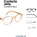 Contacta Jelly Reading Glasses for Men & Women - Blue +1.00 Diopter Half-Transparent Glossy Flex Sticks Includes Glasses Case - Lightweight | Shop Internationally - Buy Online on GoSupps.com