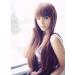 Prettyland C865 Long Brown Wig - 75cm Straight Hair with Volume & Bangs | International Shipping - Buy Online on GoSupps.com