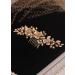 Kercisbeauty Gold Flower and Rhinestone Hair Comb for Wedding Brides Bridesmaid Crystal Head Pieces Collection for Women - Buy Online on GoSupps.com