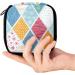 GIAPB Period Bag | Sanitary Napkin Storage & Makeup Pouch | Colorful Plaid Design - Buy Online on GoSupps.com