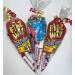 Retro Nostalgic Made To order Filled Wrapped Sweet Candy Cones Birthday Party Bags Filler 19cm x 12 - Buy Online on GoSupps.com