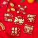 6 Pieces Chinese Lunar New Year Red Envelopes Hong Bao Small Square 2024 Year of Dragon Gifts Red Packets for Graduation G Style G - Buy Online on GoSupps.com