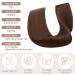 22 inch SEGO One Piece Clip in Human Hair Extension #4 Medium Brown Straight (55g) - Buy Online on GoSupps.com