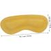 FRCOLOR 4 Pairs Anti-Drop High Heel Grips & Metatarsal Pads - Comfort Insole Cushions for Women - Perfect Heel Inserts & Liners - Yellow 10.10x3.60x0.30CM - Buy Online on GoSupps.com