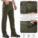 Men's Convertible Zip Off Hiking Pants - Quick Dry Lightweight Cargo Travel Safari Pants 6055 Army Green 30 - Buy Online on GoSupps.com