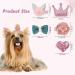 WWW Small Dog Hair Clips 5 Pcs Cat Dog Hair Bows Girls Puppies Hair Barrettes Cute Bow Flower Crown Hairpin Head Flower Hair Pins Cat Puppy Party Birthday Grooming Hair Accessories Pink - Buy Online on GoSupps.com