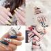 Coffin Sculpted Dual Extension Forms | Nail Mold for Poly Gel, UV Gel, Acrylic | DIY Nail Decoration System - Buy Online on GoSupps.com