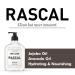Rascal Body Lotion for Men | Avocado & Jojoba Oil | 13.3 oz | Hydrating Skin Care - Buy Online on GoSupps.com