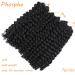 7-Pack 12 Inch Water Wave Passion Twist Crochet Hair for Black Women - Pre-Looped Short Braiding Hair in 1B - Buy Online on GoSupps.com