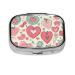 Happy Mother's Day Printed Square Pill Box Portable Travelling Pill Box Medicine Organiser