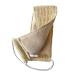 2-sided massage belt - back scrubber for body peeling back massage and dry massage - organic sisal and cotton.