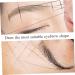FOMIYES Ink Pattern Embroidery Thread Ruler Eyebrow Measuring Ruler Brows Microblading Ruler Draw a Line - Buy Online on GoSupps.com
