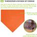 Champion Sports Throwdown Base Set - 4 Baseball & Softball Rubber Bases - Orange - 17x17 - Buy Online on GoSupps.com