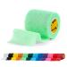 SPORTTAPE Self-Adhesive Football Sock Tape | 5cm x 4.5m - Mint Green | Cohesive Bandage Sock Wrap Shin Pad Tape | Goalkeeper Wrist Tape & Football Ankle Tape | Pet & Vet Wrap for Dogs - Single Roll Mint Green 5x450 cm (Pack of 1)
