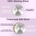 Boboduck Silver Nursing Cups - Nipple Shields for Newborn Breastfeeding - Soothe & Protect Nipples - Trilaminate 999 Silver (Regular Size) - Buy Online on GoSupps.com