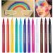 12 Colored Eyeliners Pen Set Waterproof Smudge-Proof Eye Shadow Pencil Liquid Eyeliner Makeup Set Long-Lasting High Pigmented Rainbow Eyeliner Pencils Kit Glitter Eye Liners for Women #1*12colour - Buy Online on GoSupps.com