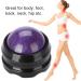 Ice Therapy Muscle Roller Massage Ball - Stress Relief for Muscle Tension & Pain Relief | Purple Color for Plantar Fasciitis - Buy Online on GoSupps.com
