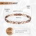 BioMag Heart-Shaped Magnetic Bracelet for Women - Titanium Steel, Strong Magnets, Rose Gold - Buy Online on GoSupps.com