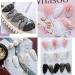 Nail art decoration glitter opal rivet symphony diamonds crystals nail art charms accessories supplies DIY crafting 3 pcs - Buy Online on GoSupps.com