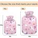 Naanle Pink Unicorn Hot Water Bottle | 1L Heat Therapy for Pain Relief | Ideal for Bed Hand & Foot Comfort | Transparent Bag Included - Buy Online on GoSupps.com