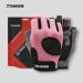 KANSOON Breathable Fingerless Workout Gloves for Women and Men - Pink Medium - Buy Online on GoSupps.com