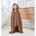 Gneliwm Baby Hooded Bath Towel Swaddle Wrap Blanket Bathrobe Ultra Soft Absorbent Coral Velvet Poncho Shower Towel for Newborn Infant Toddler (Brown Monkey) - Buy Online on GoSupps.com