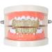 Hip Hop Teeth Grillz Iced Out Zircon Vampire Grills Top Bottom Grill Set for Men Women Gold lower teeth - Buy Online on GoSupps.com