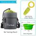 Dog Treat Pouch Bag with Poop Bag Holder, Clicker, Water Bowl - Gray/Green - Buy Online on GoSupps.com