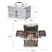 PhantomSky 132 Colors Professional Makeup Palette - All-in-One Cosmetic Contouring Kit with Eyeshadow, Concealer, Lip Gloss, Blusher, and Pressed Powder - Buy Online on GoSupps.com